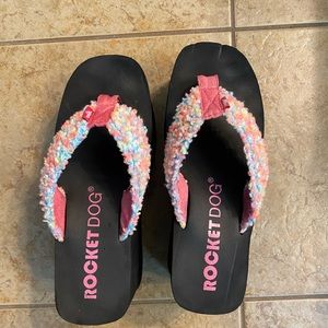 Rocket Dog platform Flip flops